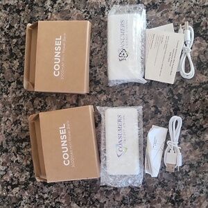 Lot of 2 5000mAh mini Power Bank new condition